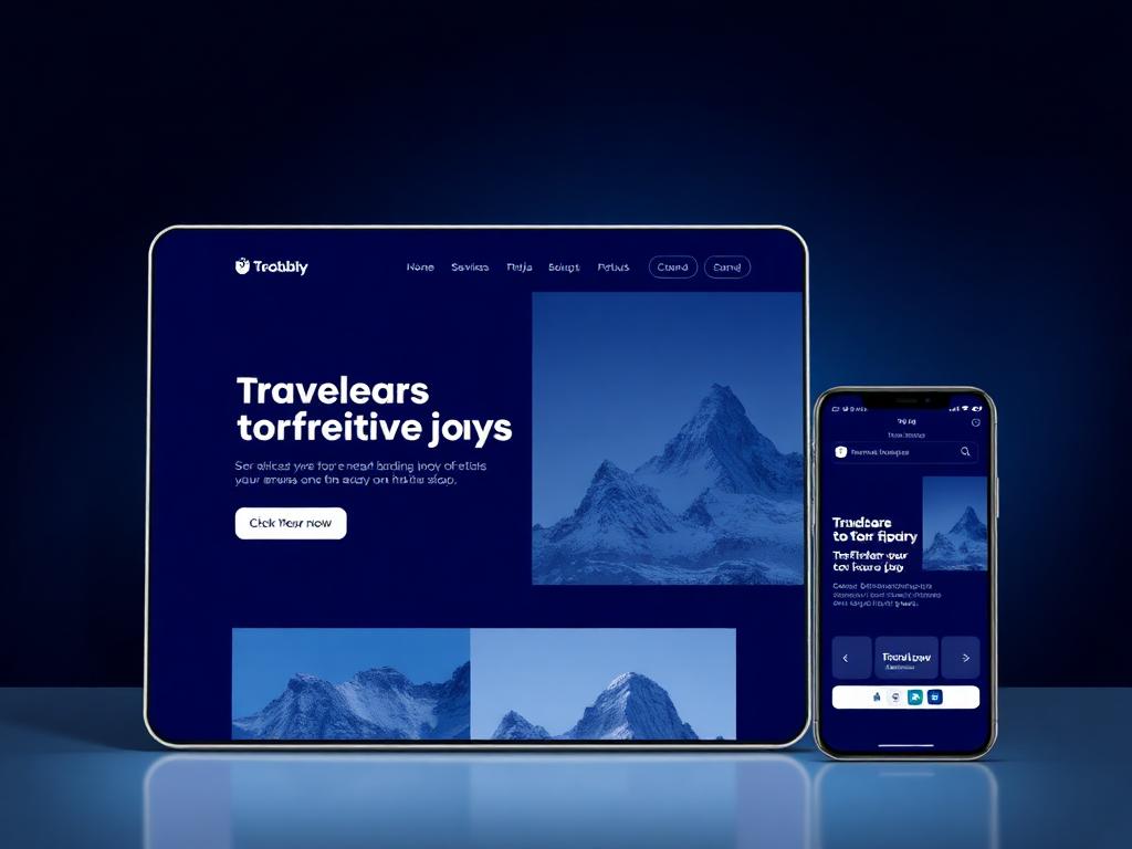 Adventure Travel concept website design by Anahata Digital